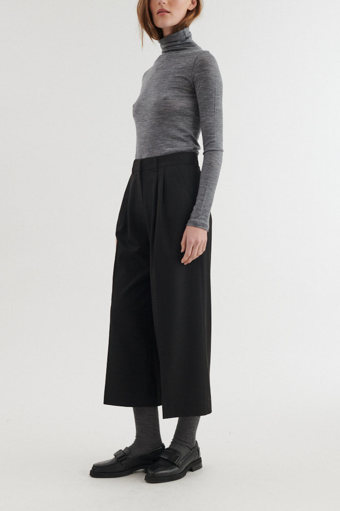 Basic Apparel Marjo Cropped Pants Bukser 001 Black